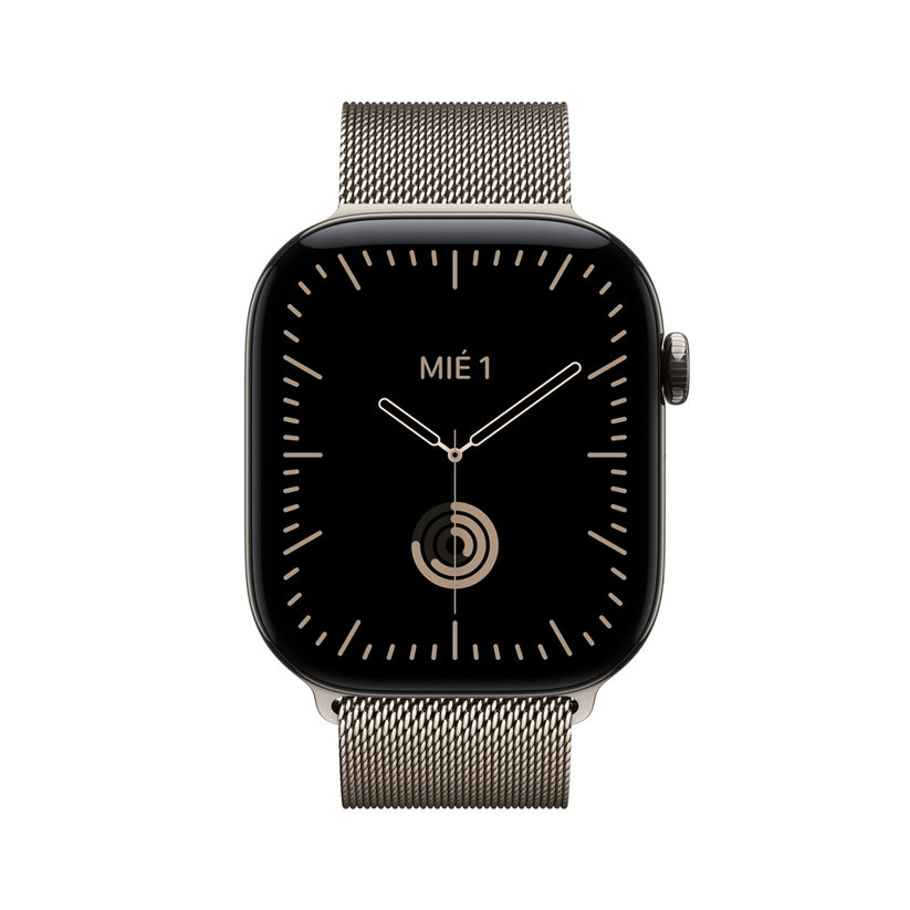 Apple_Watch_Series_12_GPS_Cellular_caja_de_titanio_natural_de_46_mm_correa_estilo_milanes_color_natural_M_L_Imagen_posicion_2_iShop_Colombia