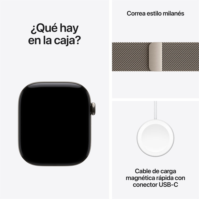 Apple_Watch_Series_12_GPS_Cellular_caja_de_titanio_natural_de_46_mm_correa_estilo_milanes_color_natural_S_M_Imagen_posicion_8_iShop_Colombia