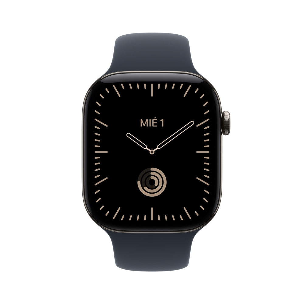 Apple_Watch_Series_12_GPS_Cellular_caja_de_titanio_natural_de_46_mm_correa_deportiva_azul_marino_M_L_Imagen_posicion_2_iShop_Colombia