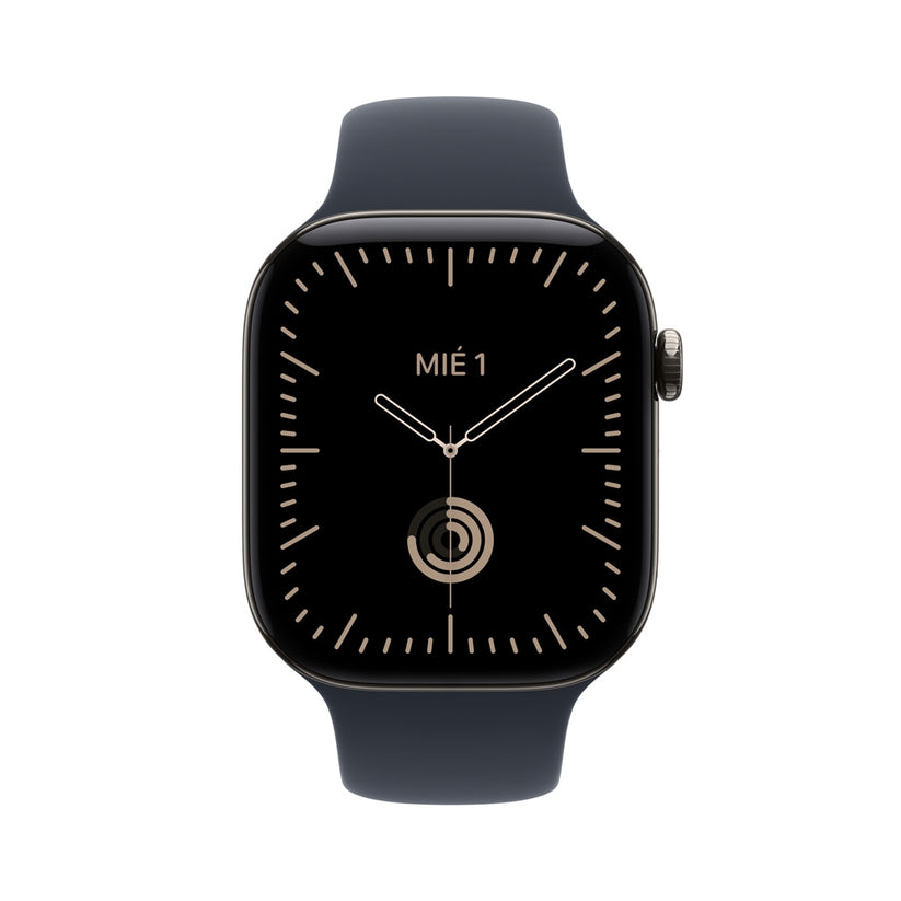 Apple_Watch_Series_12_GPS_Cellular_caja_de_titanio_natural_de_46_mm_correa_deportiva_azul_marino_M_L_Imagen_posicion_2_iShop_Colombia