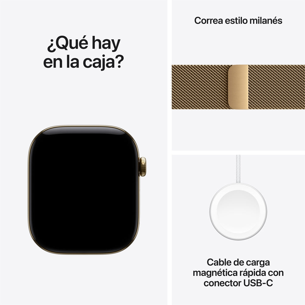 Apple_Watch_Series_12_GPS_Cellular_caja_de_titanio_color_oro_radiante_de_46_mm_correa_estilo_milanes_color_oro_radiante_S_M_Imagen_posicion_8_iShop_Colombia