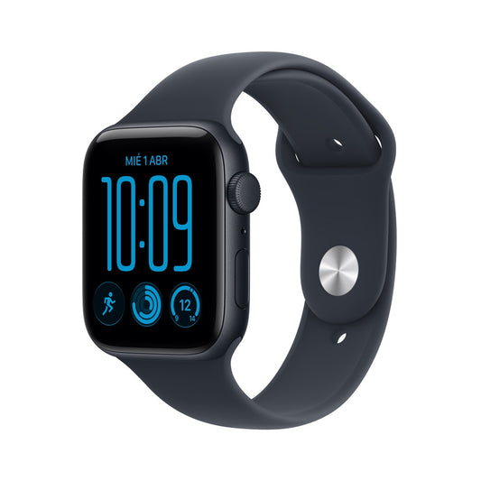 Apple_Watch_SE_3_GPS_Caja_de_aluminio_color_medianoche_de_44_mm_Correa_deportiva_azul_marino_S_M_Imagen_posicion_1_iShop_Colombia