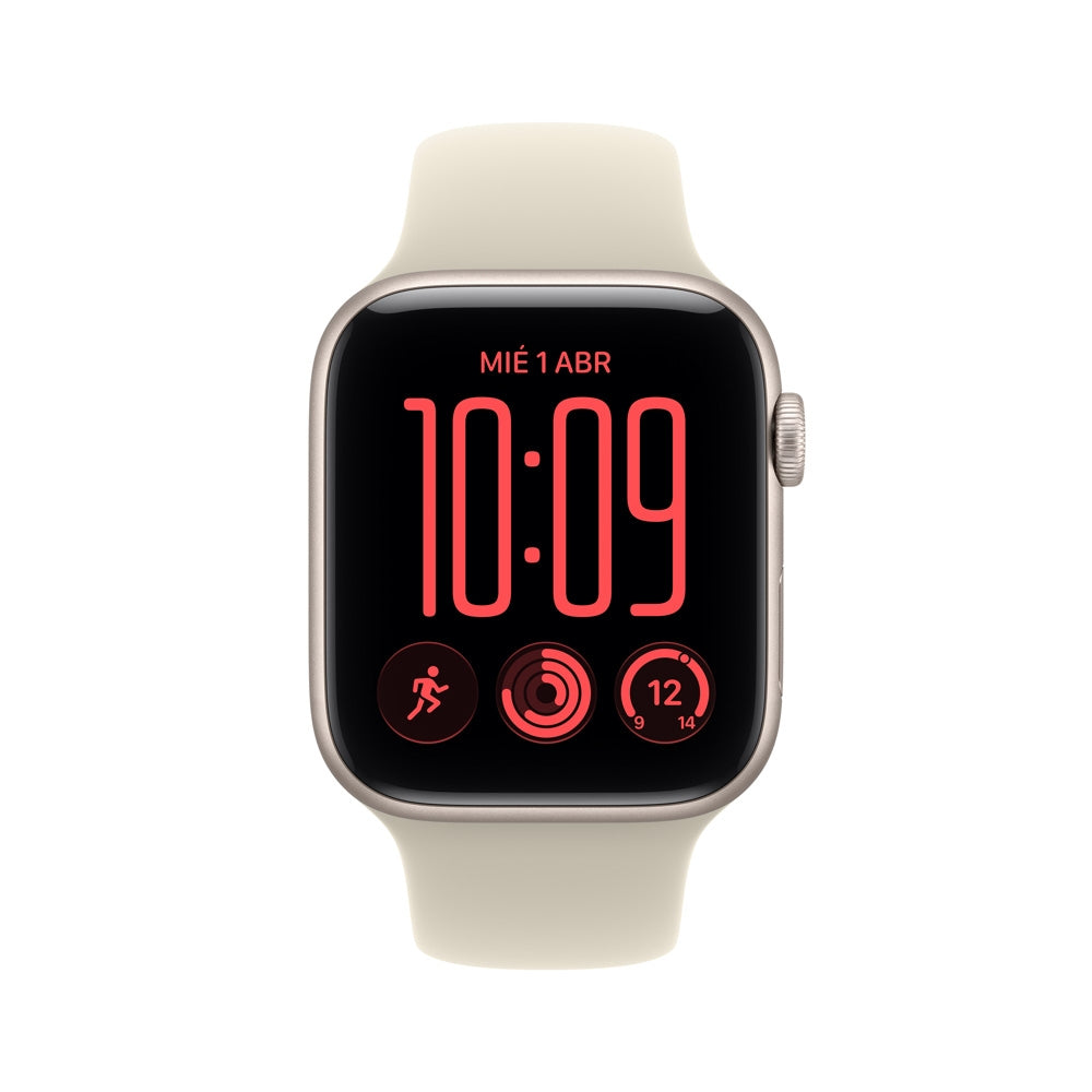 Apple_Watch_SE_3_GPS_Caja_de_aluminio_blanco_estelar_de_44_mm_Correa_deportiva_color_arena_M_L_Imagen_posicion_2_iShop_Colombia