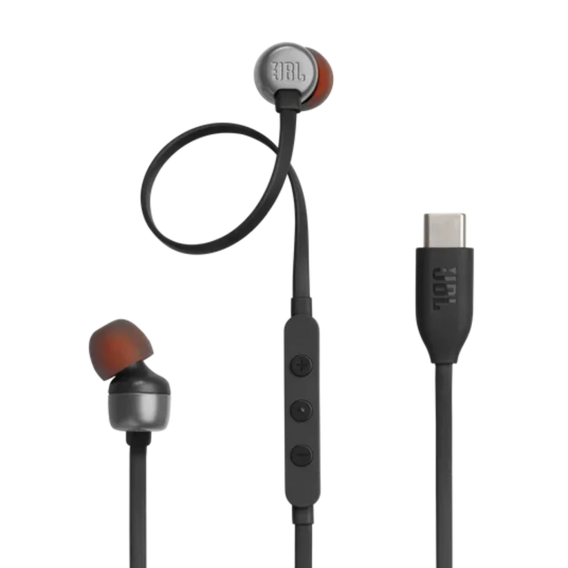 Audífonos JBL Tune 310C Cableado USB-C - Negro