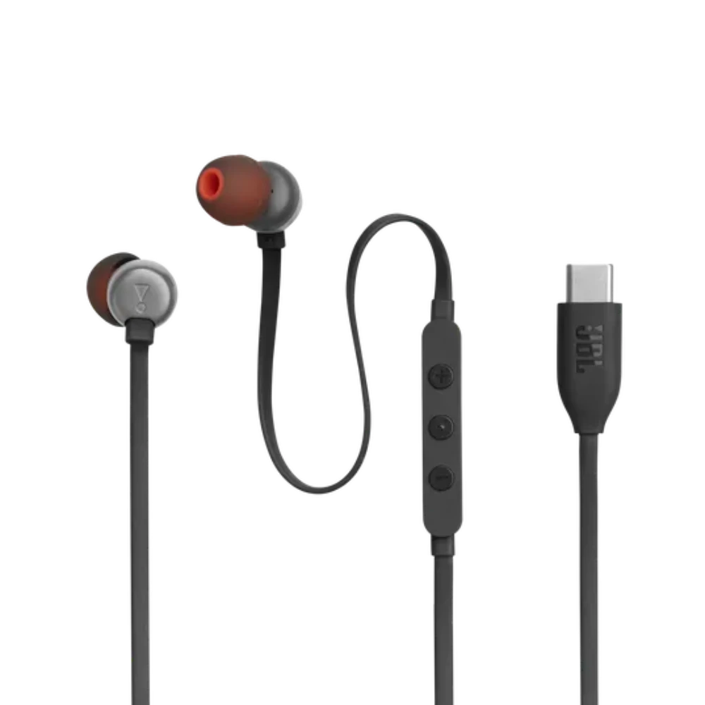 Audífonos JBL Tune 310C Cableado USB-C - Negro