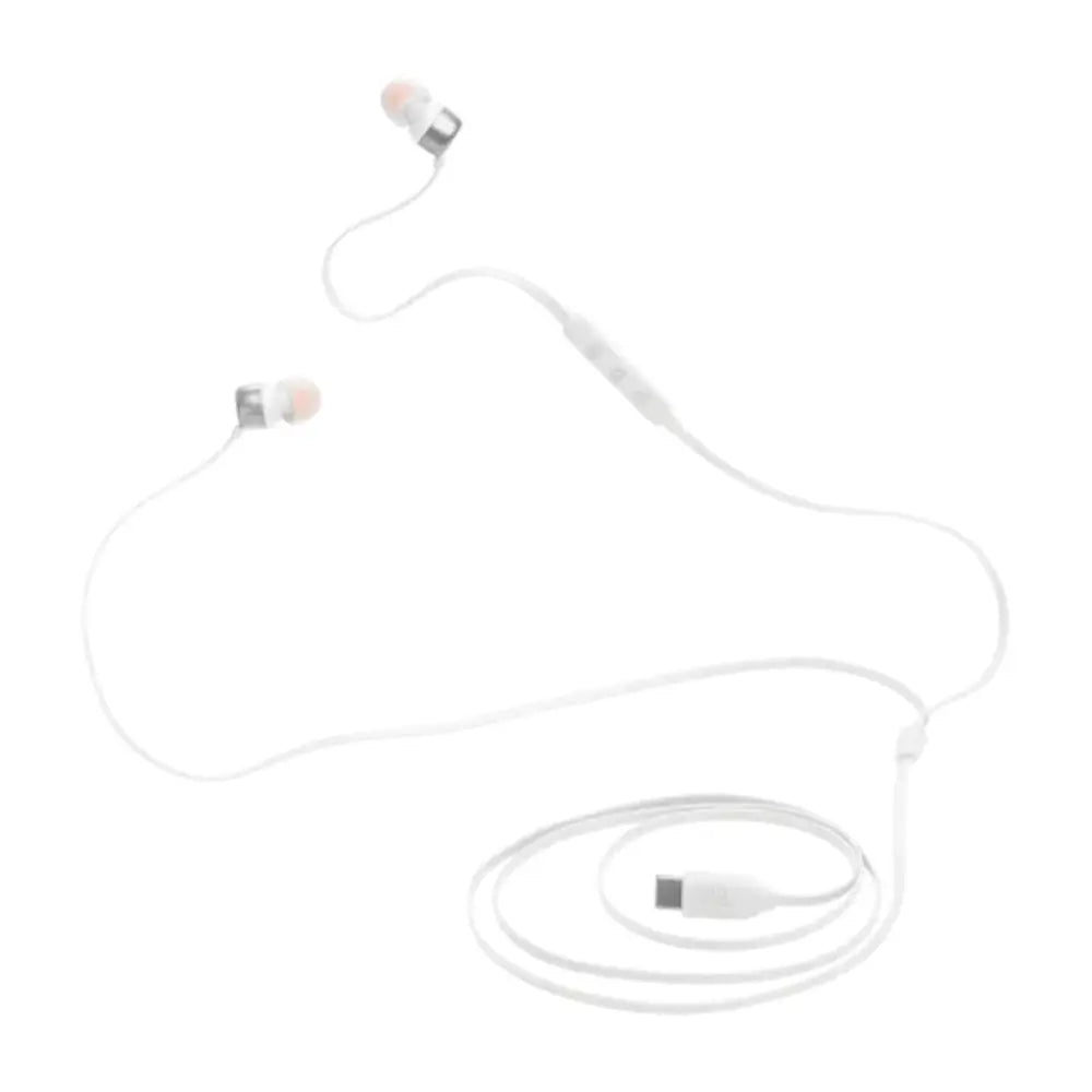 Audífonos JBL Tune 310C Cableado USB-C - Blanco