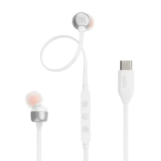 Audífonos JBL Tune 310C Cableado USB-C - Blanco