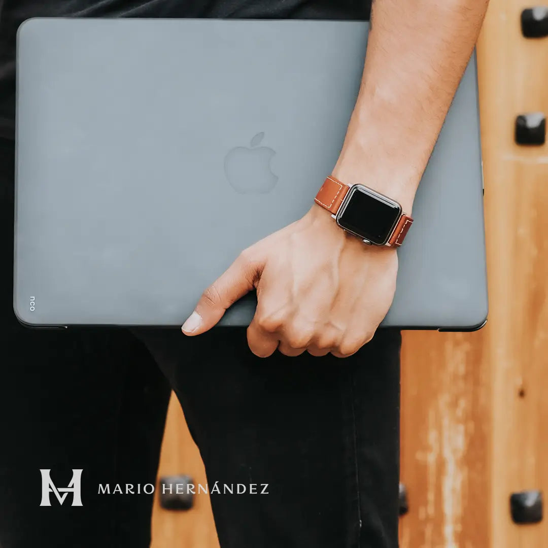 Correa cuero NCO para Apple Watch todas las tallas - Caramelo