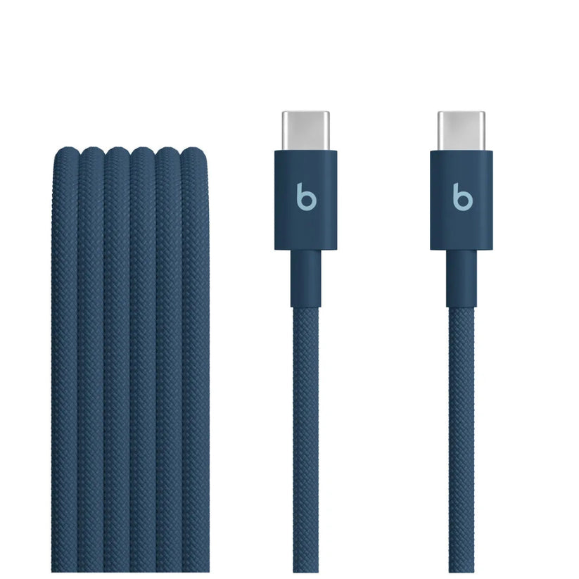 Cable_Beats_Trenzado_USB_C_a_Conector_USB_C_1_5m_Azul_Explosivo_Imagen_posicion_1_iShop_Colombia