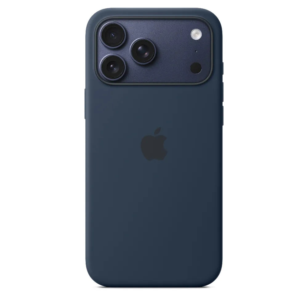 Funda_de_silicon_con_MagSafe_para_el_iPhone_17_Pro_Max_Color_medianoche_Imagen_posicion_3_iShop_Colombia