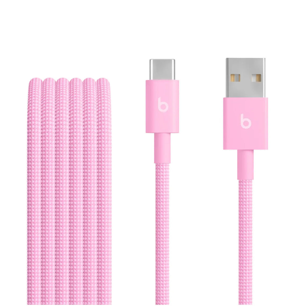 Cable_Beats_Trenzado_USB_A_USB_C_1_5m_Rosa_Intenso_Imagen_posicion_1_iShop_Colombia