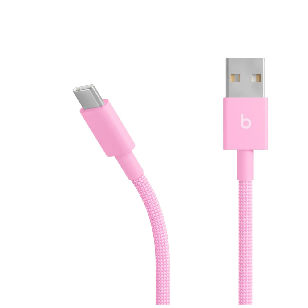 Cable_Beats_Trenzado_USB_A_USB_C_1_5m_Rosa_Intenso_Imagen_posicion_2_iShop_Colombia