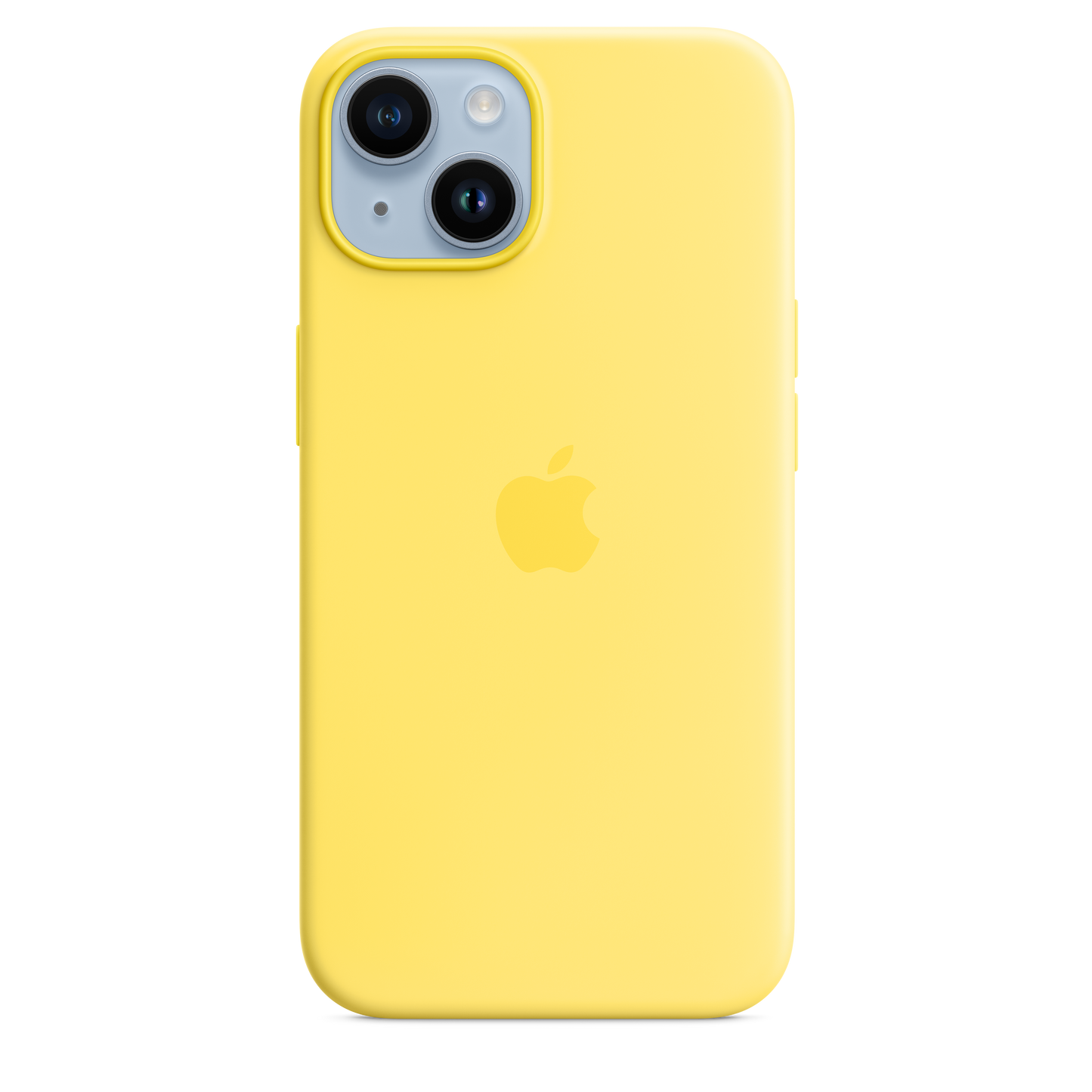 Funda de silicona con MagSafe para el iPhone 14 - Amarillo canario