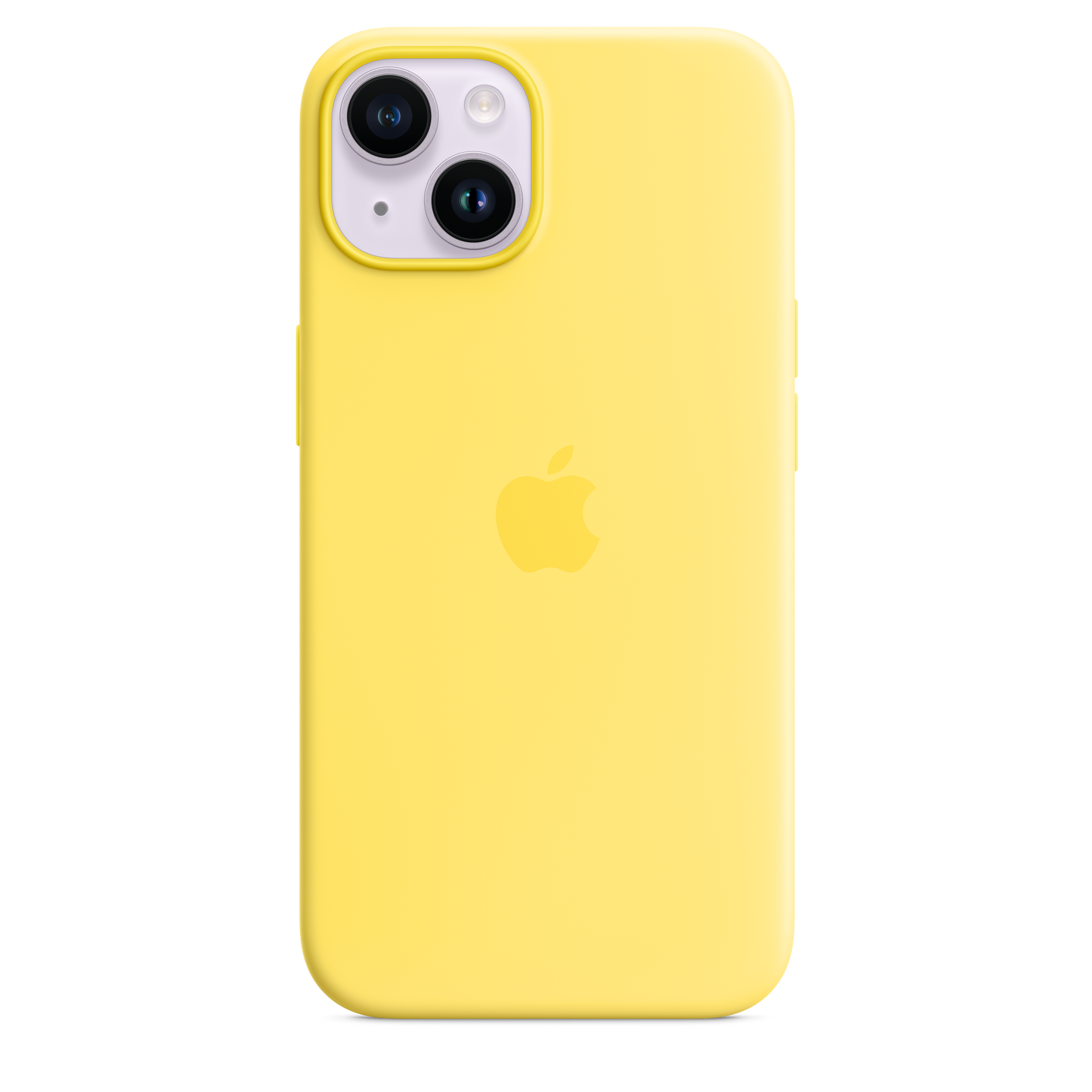 Funda de silicona con MagSafe para el iPhone 14 - Amarillo canario