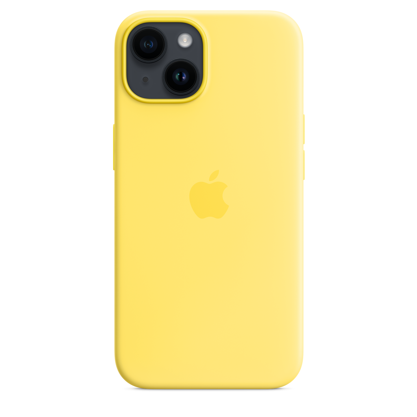 Funda de silicona con MagSafe para el iPhone 14 - Amarillo canario