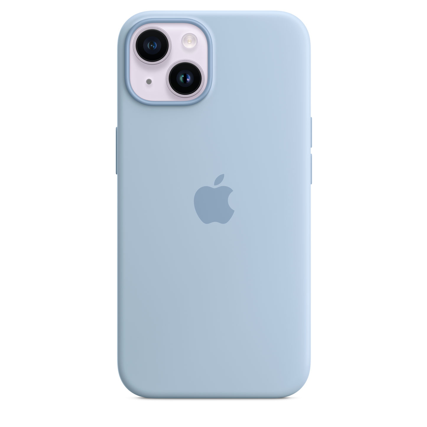 Funda de silicona con MagSafe para el iPhone 14 - Azul celeste