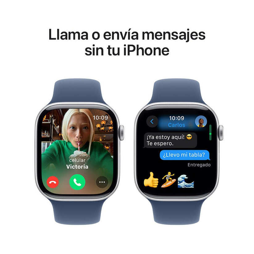 Apple_Watch_Series 10_GPS_Caja_de_aluminio_color_plata_de_46 mm_Correa_deportiva_azul_denim_M/L_Imagen_posicion_7_iShop_Colombia