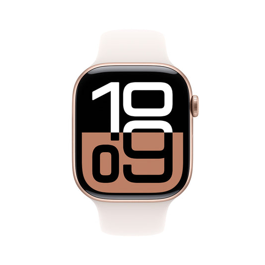Apple_Watch_Series 10_GPS_Caja_de_aluminio_color_oro_rosa_de_46 mm_Correa_deportiva_rosa_rubor_M/L_Imagen_posicion_2_iShop_Colombia
