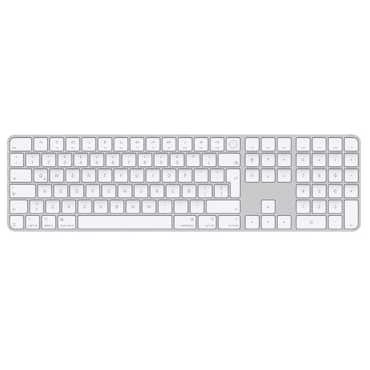 Magic_Keyboard_Apple_Touch_ID_modelos_Mac_con_Apple_Silicon_Español_(Latinoamerica)_Teclas_blancas_imagen_posicion_1_iShop_Colombia