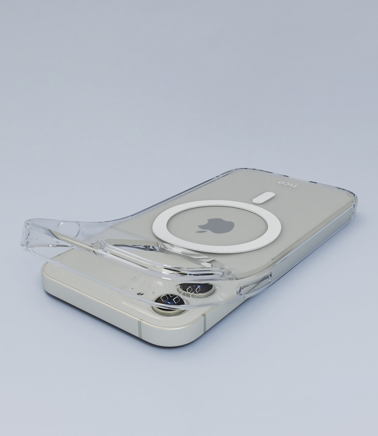 Case NCO SafeCase Clear para iPhone 12/12 Pro con MagSafe - Transparente