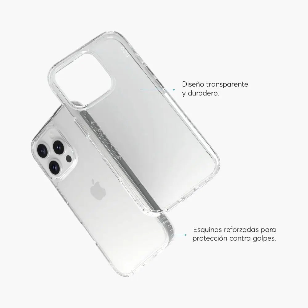 Case NCO SafeCase Clear para iPhone 16 Pro - Transparente