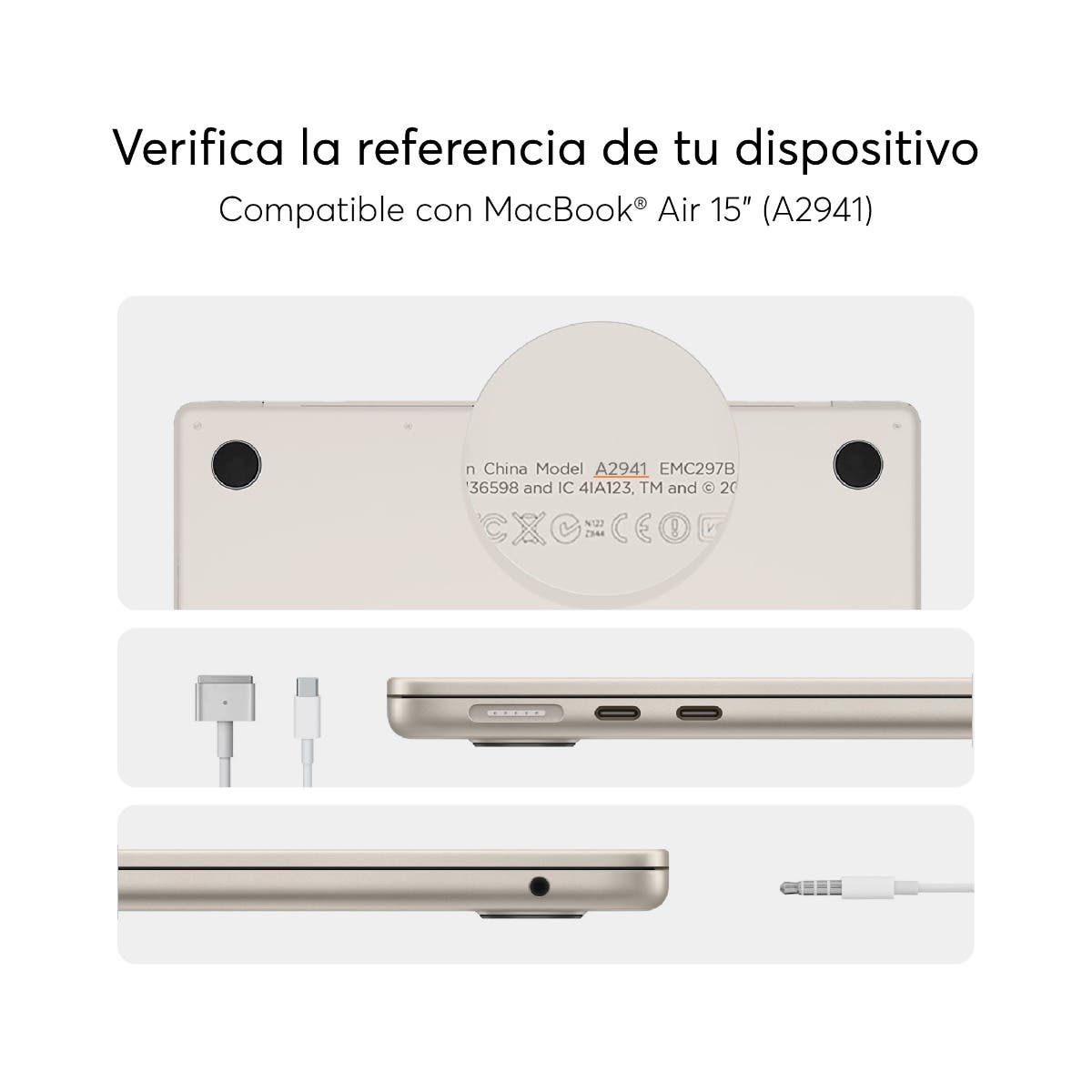 HardCase NCO para MacBook Air 15 - Transparente