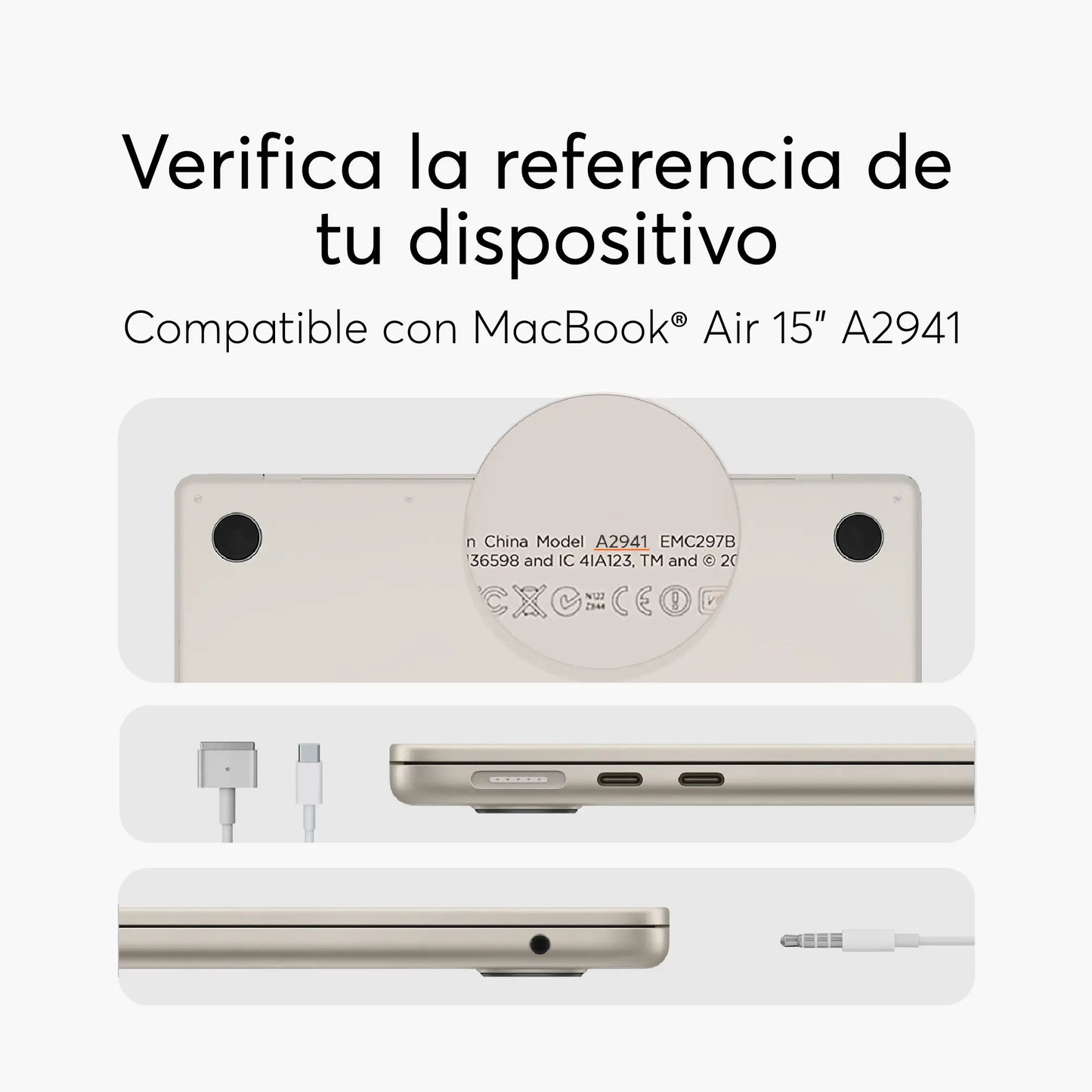 Hardcase Shock NCO para MacBook Air 15 M2- Transparente