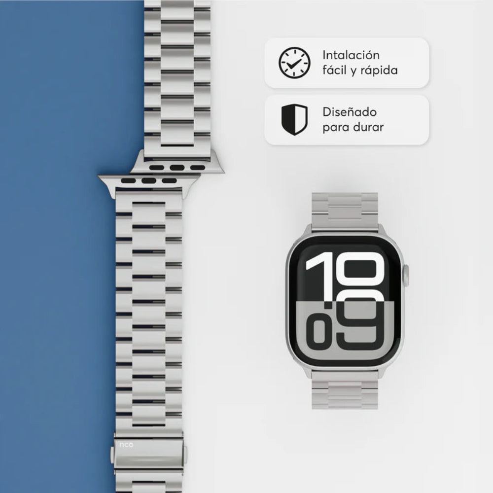 Correa_acero_inoxidable_ClassicLoop_NCO_para_Watch_42_44_45_49mm_Plata_imagen_posicion_5_iShop_Colombia