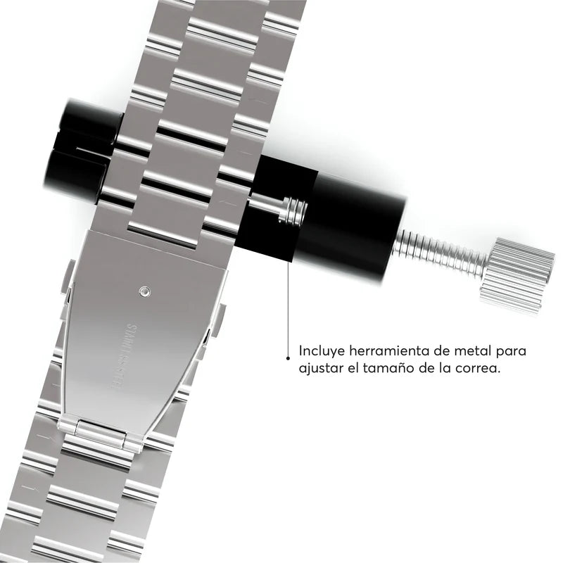 Correa en acero inoxidable ClassicLoop NCO para Watch 42/44/45/49mm - Plata