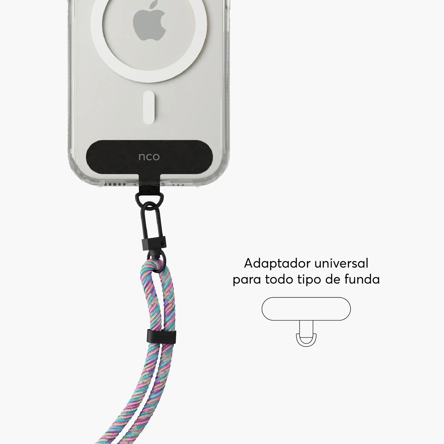 Cuerda cruzada NCO para iPhone - Multicolor