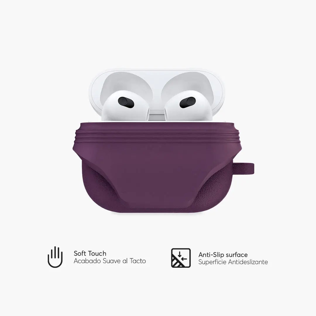 Case NCO SiliconeGuard para Airpods 3 - Morado Oscuro