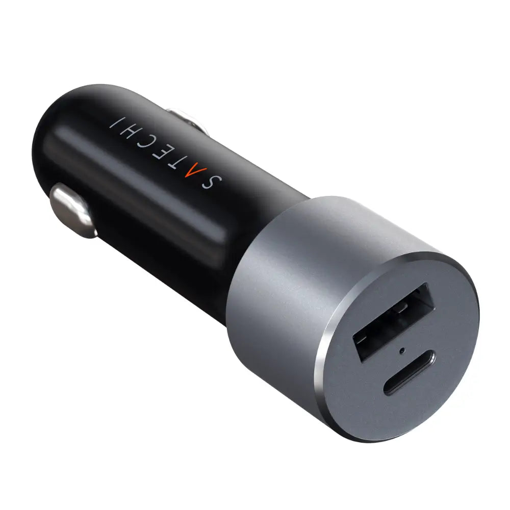 Cargador de carro Satechi con puerto USB-C 72W - Gris Espacial