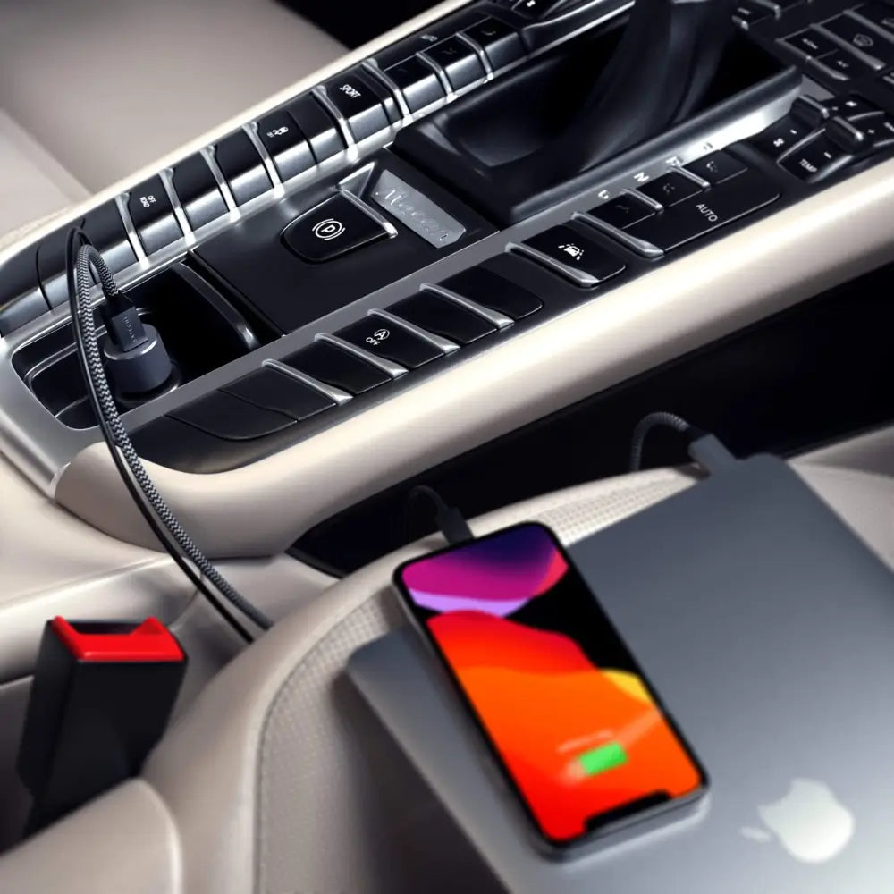 Cargador de carro Satechi con puerto USB-C 72W - Gris Espacial