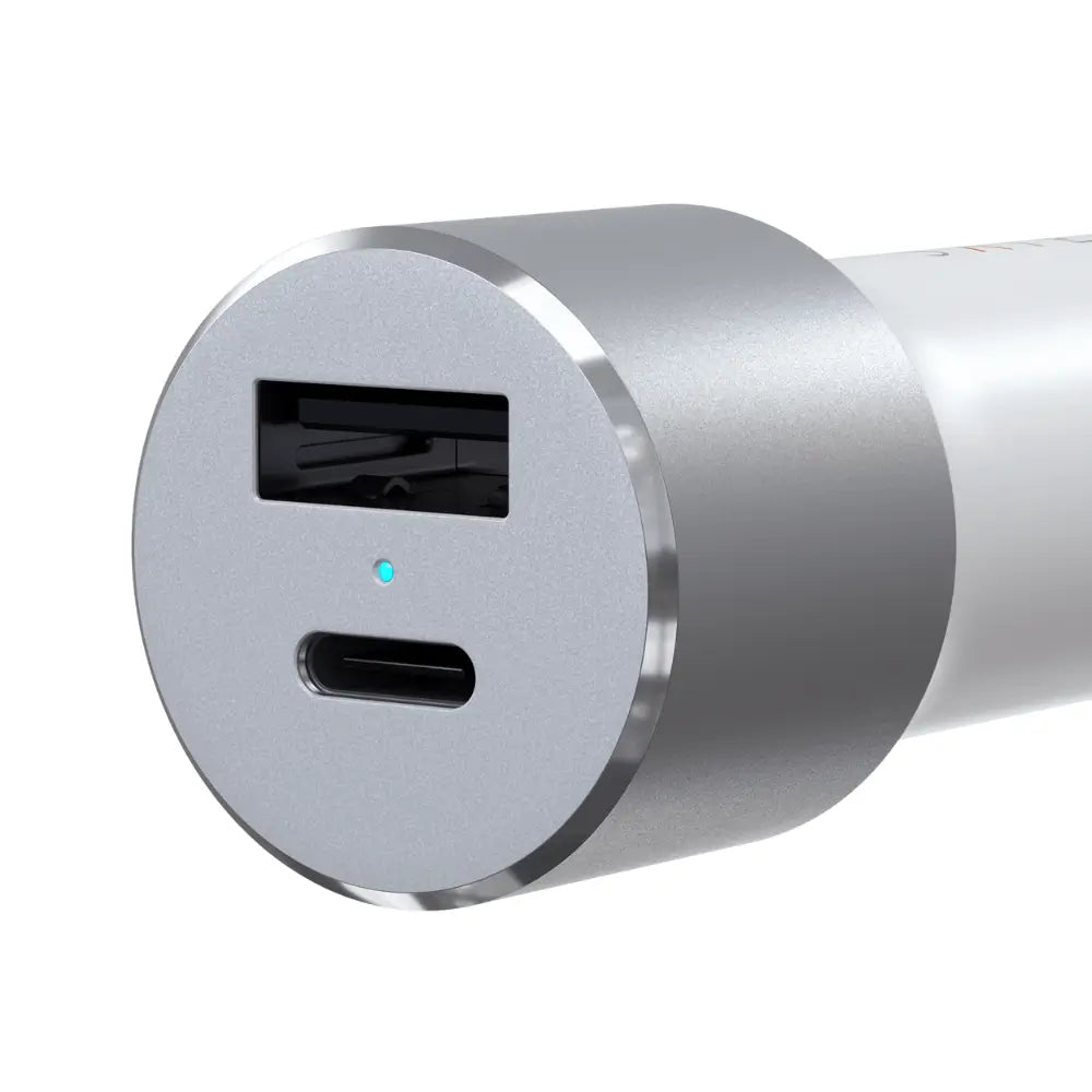 Cargador de carro Satechi con puerto USB-C 72W - Plata