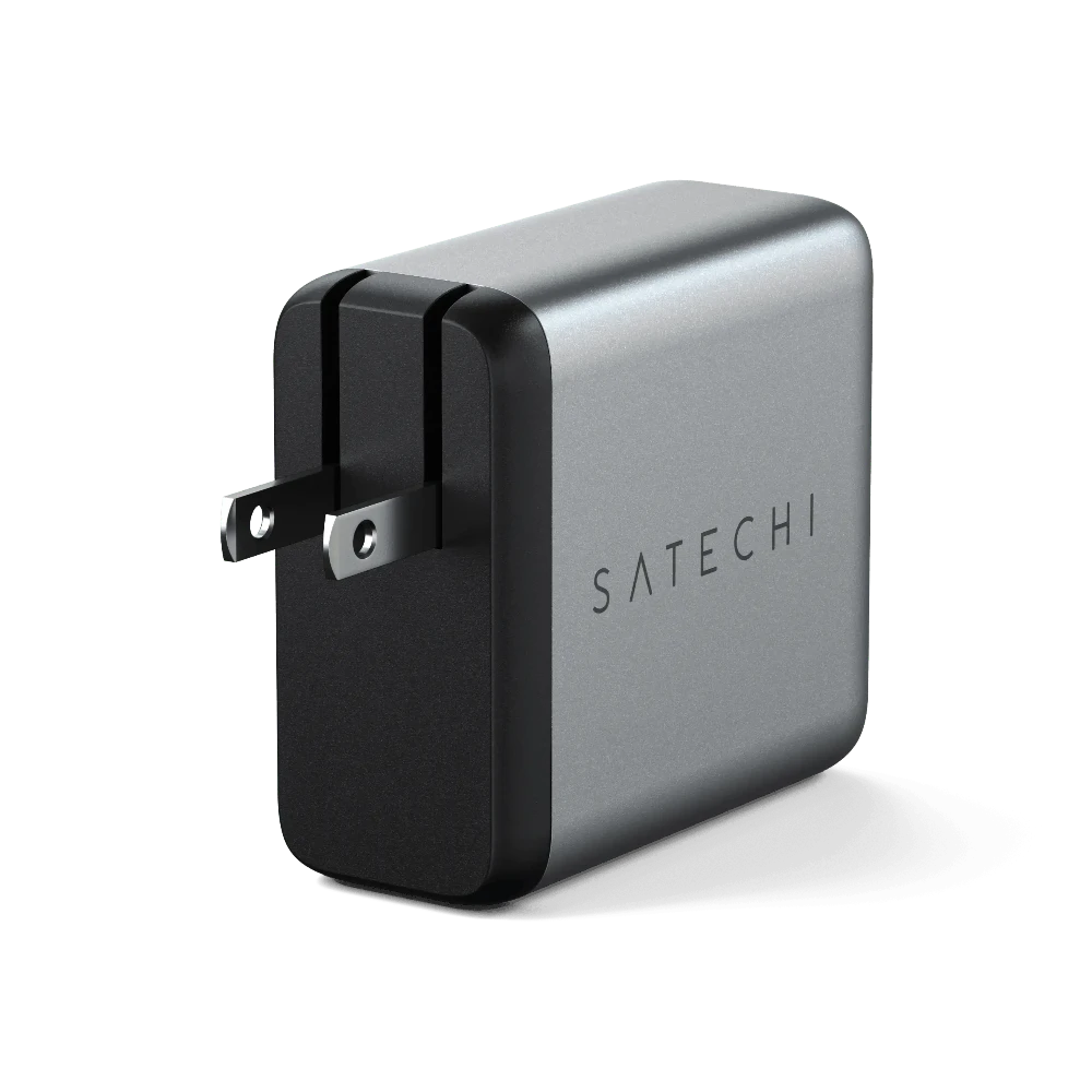 Cargador de pared Satechi USB-C 100W GaN - Gris