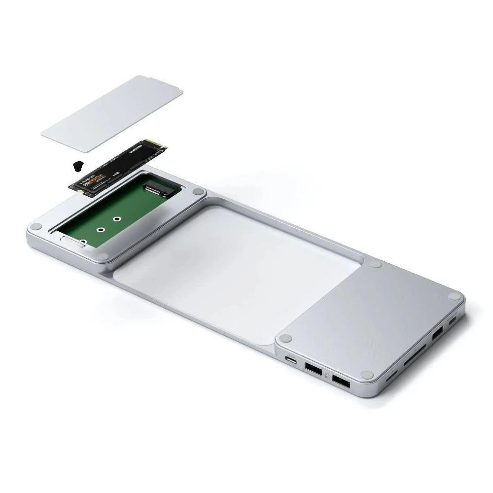 Dock Slim Satechi USB-C para iMac de 24 - Gris