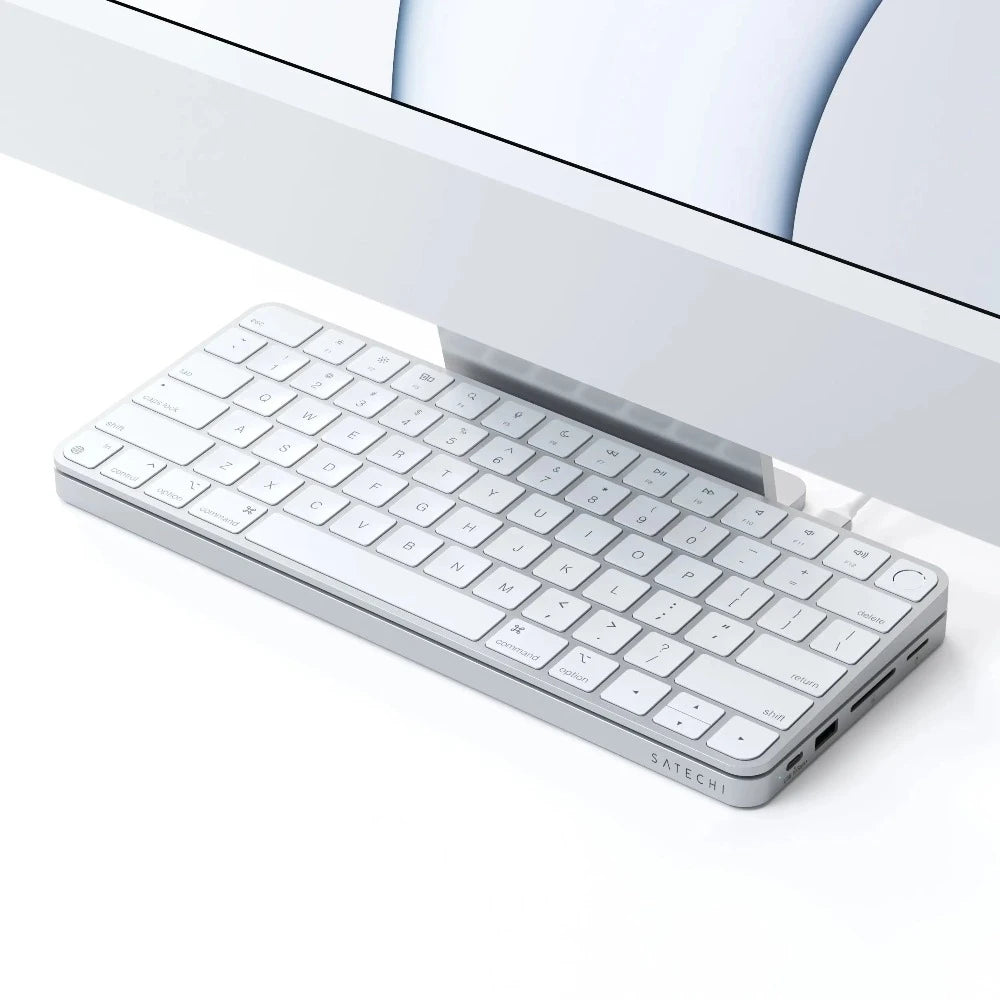 Dock Slim Satechi USB-C para iMac de 24 - Gris