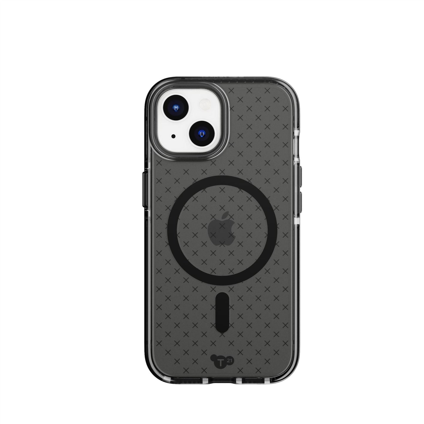 Tech21 Case Evo Check con MagSafe para iPhone 15 - Humo Negro