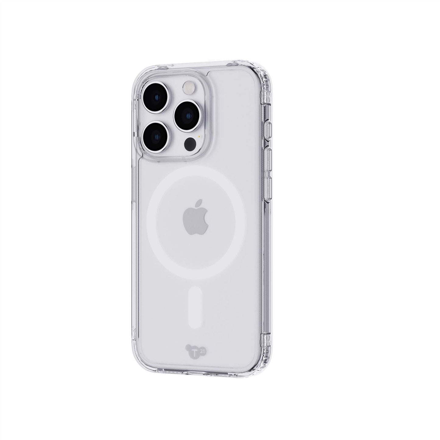 Tech21 Case Evo Clear con MagSafe para iPhone 15 Pro - Transparente