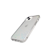 Case Tech21 Evo Sparkle para iPhone 14 - Transparente/Multicolor