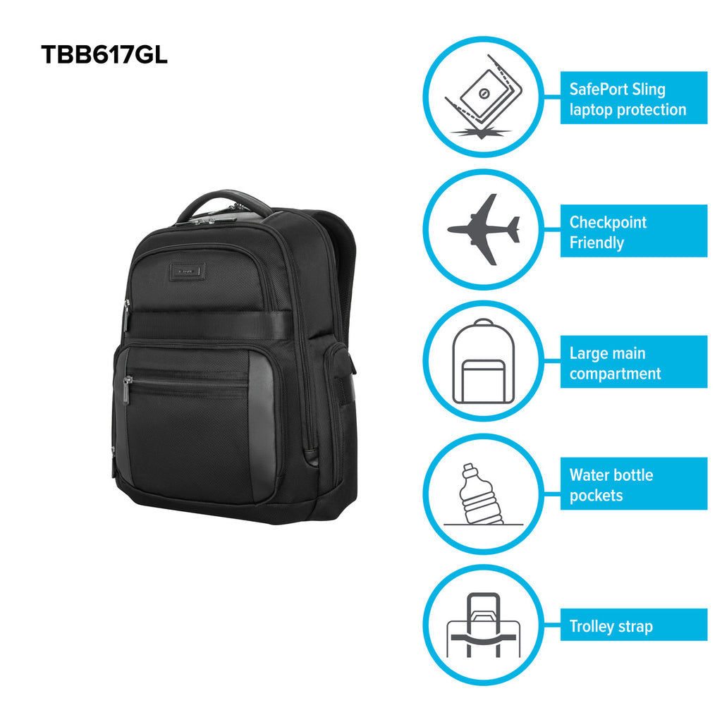 Mochila Targus Mobile Elite 15.6 - Negro