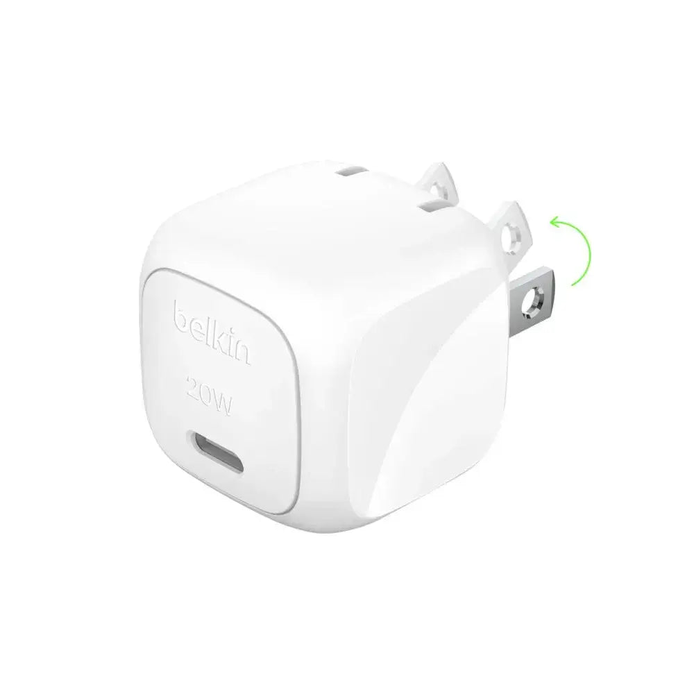 Cargador de pared Belkin USB-C 20W - Blanco