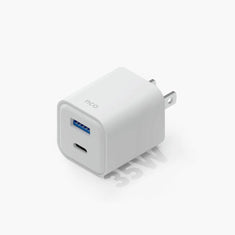 Cargador de Pared NCO PowerPlug Mini 35W USB-A + USB-C - Blanco