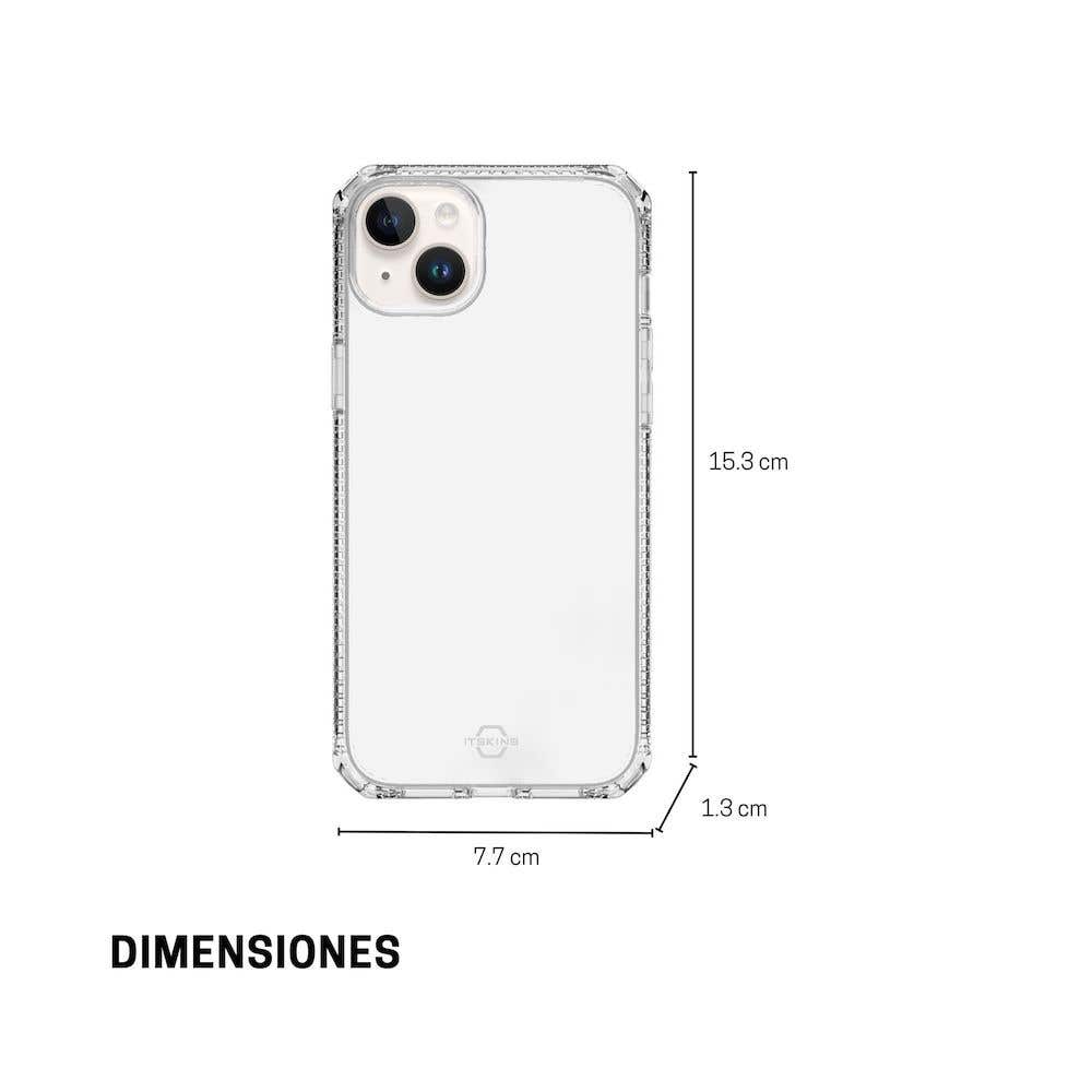 ItSkins Case Spectrum R Clear para iPhone 15/14 - Transparente