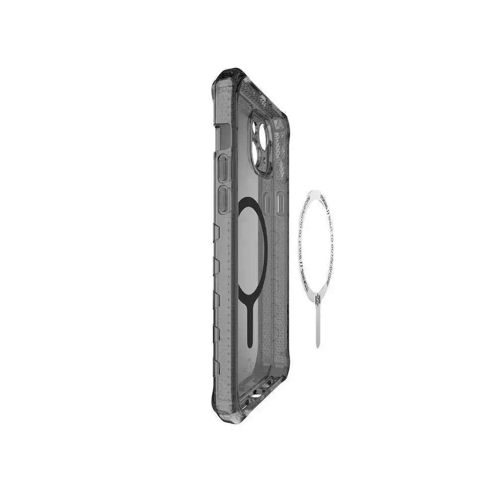 ItSkins Case Supreme R Clear con MagSafe para iPhone 15 Plus - Grafito