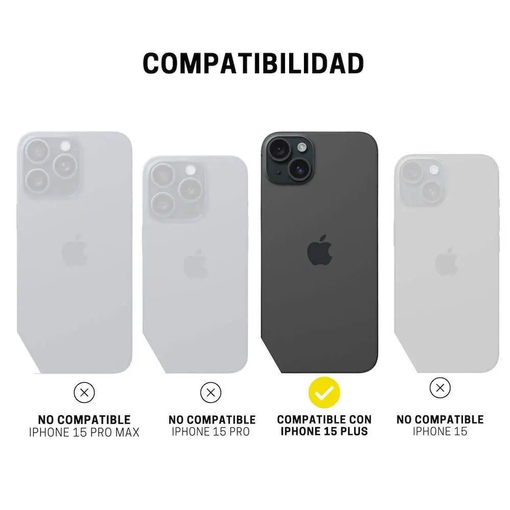 ItSkins Case Supreme R Clear con MagSafe para iPhone 15 Plus - Transparente