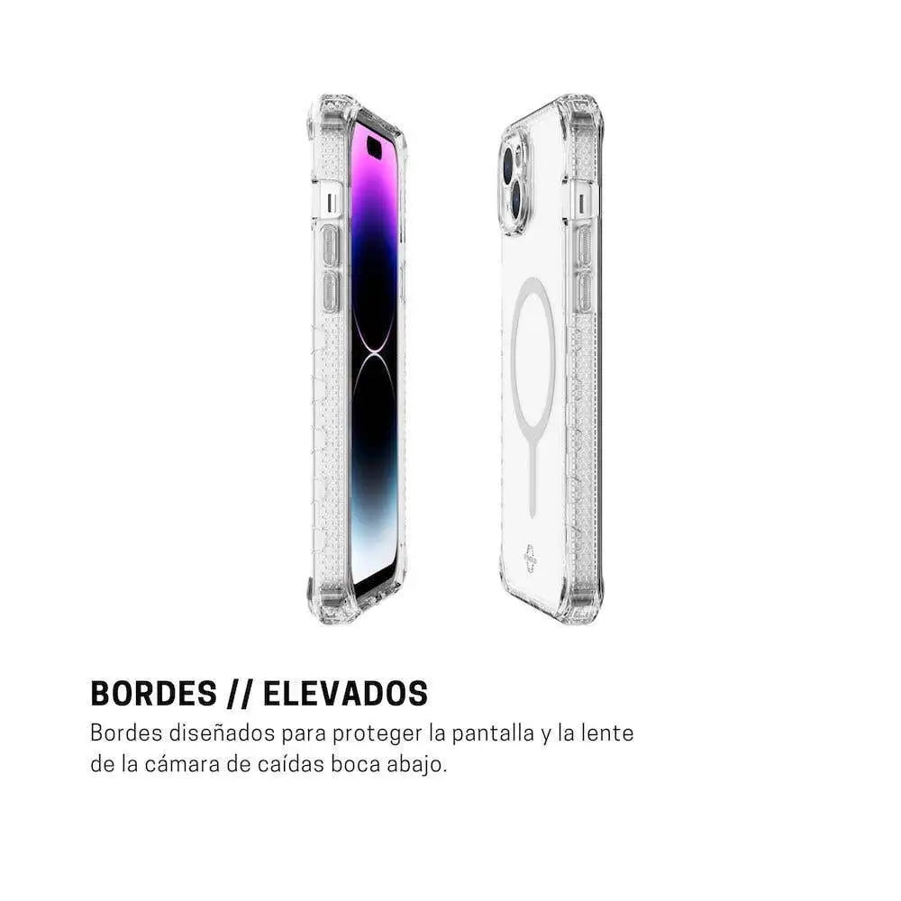 ItSkins Case Supreme R Clear con MagSafe para iPhone 15 Plus - Transparente