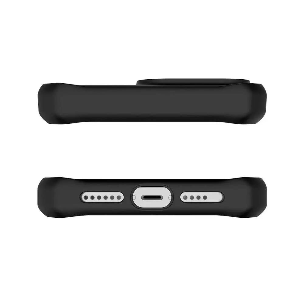 ItSkins Case Hybrid R Stand con MagSafe para iPhone 15 Pro Max - Negro