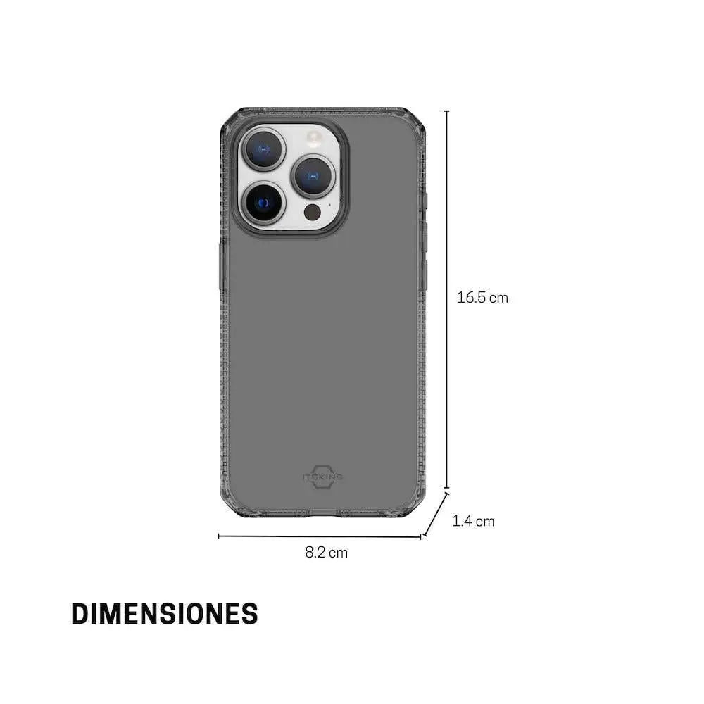 ItSkins Case Spectrum R Clear para iPhone 15 Pro Max - Gris