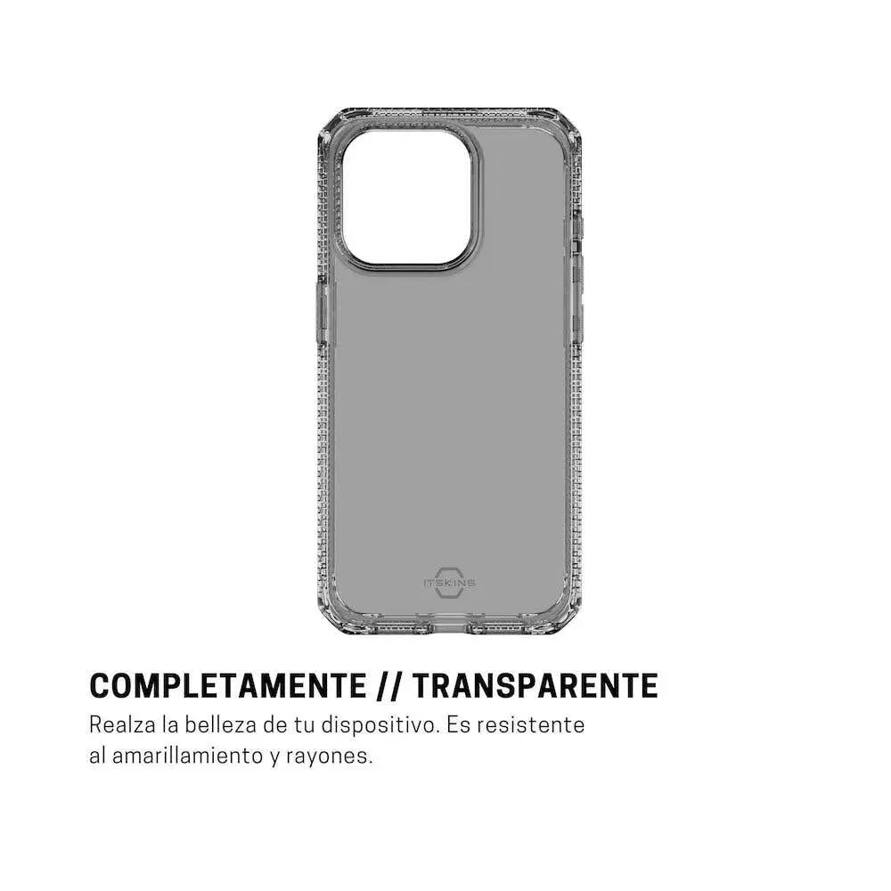 ItSkins Case Spectrum R Clear para iPhone 15 Pro Max - Gris